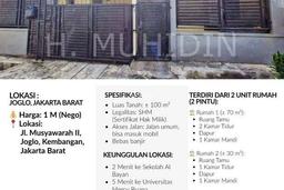 DIJUAL CEPAT RUMAH di Jakarta Barat (Joglo) DIJUAL CEPAT RUMAH di Jakarta Barat (Joglo)