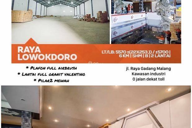 Dijual tanah strategis di jl. raya gadang, Malang Luas +- 5700 m² 2lantai Cocok untuk gudang, industri, atau investasi Akses jalan raya truk Dokumen lengkap (SHM) Harga menarik 8jt/ meter atau 48m nego tipis Dijual tanah strategis di jl. raya gadang, Malang Luas +- 5700 m² 2lantai Cocok untuk gudang, industri, atau investasi Akses jalan raya truk Dokumen lengkap (SHM) Harga menarik 8jt/ meter atau 48m nego tipis