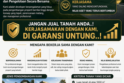 DICARI TANAH DENGAN LUAS DIATAS 1000 M2 DICARI TANAH DENGAN LUAS DIATAS 1000 M2