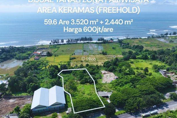 Tanah Main Road Keramas Bali, Zona Pariwisata 59,6 Are Tanah Main Road Keramas Bali, Zona Pariwisata 59,6 Are