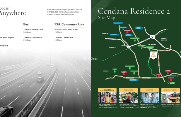 Rumah Bagus dan Siap Huni Cendana Residence 2 Dekat Toll di Ciater Serpong Rumah Bagus dan Siap Huni Cendana Residence 2 Dekat Toll di Ciater Serpong