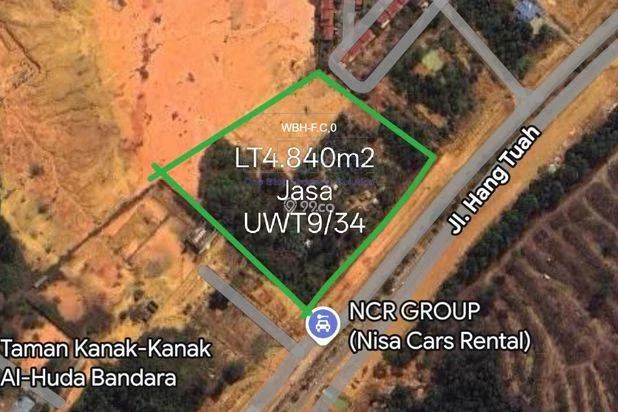 Jual Tanah di Nongsa, Batam, LT 4840m², Dekat Jalan Raya Jual Tanah di Nongsa, Batam, LT 4840m², Dekat Jalan Raya