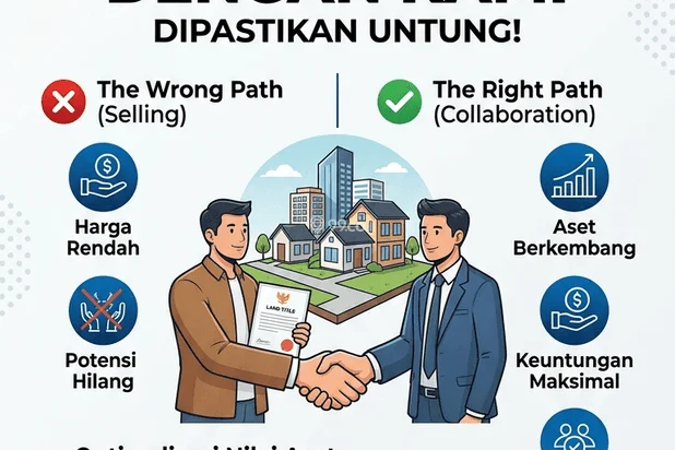 Jangan jual tanah anda kerjasamakan dengan kami Jangan jual tanah anda kerjasamakan dengan kami