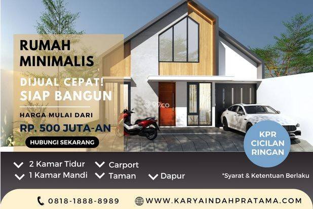 Rumah Minimalis Type 40 Pinggir Jalan Raya Berbah Paskhas Bisa KPR SHM Rumah Minimalis Type 40 Pinggir Jalan Raya Berbah Paskhas Bisa KPR SHM