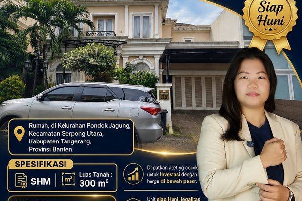 Dijual Rumah Serpong Perumahan Less Belles Maisons, Luas 300m2 Bagus rapi jaminan Investasi Dijual Rumah Serpong Perumahan Less Belles Maisons, Luas 300m2 Bagus rapi jaminan Investasi