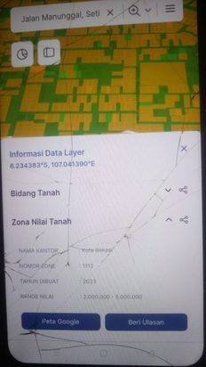 Tanah Pinggir Jalan Setia Mekar Tambun Selatan Bekasi Tanah Pinggir Jalan Setia Mekar Tambun Selatan Bekasi