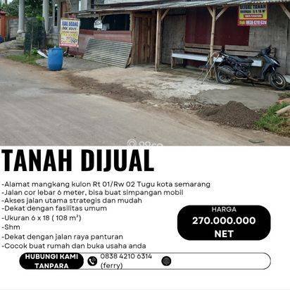 Dijual cepat tanah strategis akses jalan utama mudah dan murah tanpa perantara Dijual cepat tanah strategis akses jalan utama mudah dan murah tanpa perantara