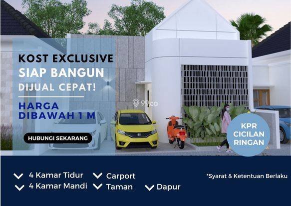 Kost Siap Bangun di Berbah Lokasi Strategis dekat kampus STTA, Stipram, Uin Sunan Kalijaga Kost Siap Bangun di Berbah Lokasi Strategis dekat kampus STTA, Stipram, Uin Sunan Kalijaga