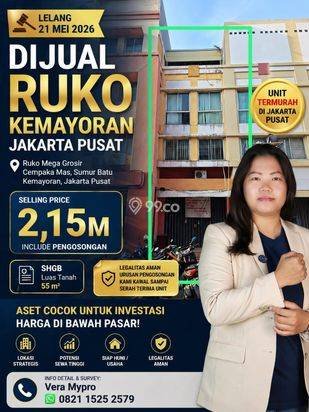 Termurah! Ruko di Jakarta Pusat, Ruko Cempaka Mas, Ruko Kemayoran dijual dibawah harga Pasar, Termurah di Jakarta Pusat Termurah! Ruko di Jakarta Pusat, Ruko Cempaka Mas, Ruko Kemayoran dijual dibawah harga Pasar, Termurah di Jakarta Pusat