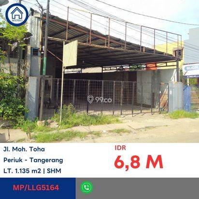 Paling Murah! Gudang Jalan Raya Mauk, Gudang Moh Toha, Gudang Periuk Jaya Luas 1135m2 Gudang SHM di Moh Toha Gudang Tangerang akses container 40ft Paling Murah! Gudang Jalan Raya Mauk, Gudang Moh Toha, Gudang Periuk Jaya Luas 1135m2 Gudang SHM di Moh Toha Gudang Tangerang akses container 40ft