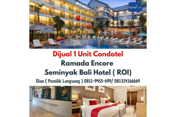 Dijual 1 Unit Condotel Ramada Encore Seminyak Bali Hotel