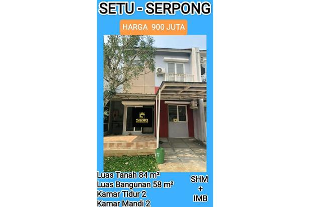JUAL RUMAH NEW 2 LANTAI MINIMALIS PERUMAHAN SETU SERPONG
