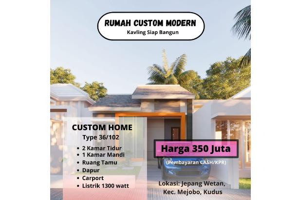 Dijual Custom Home Modern Desain Type 36 di Jepang Kudus
