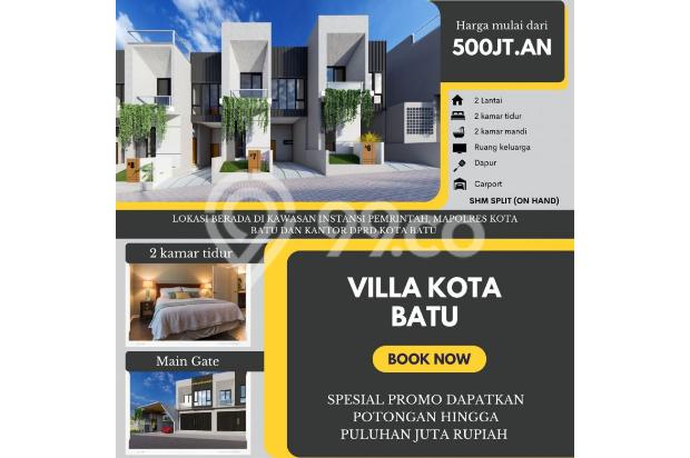 Villa Eksklusif DE RIVIERA CLUSTER Strategis Murah, Kota Batu