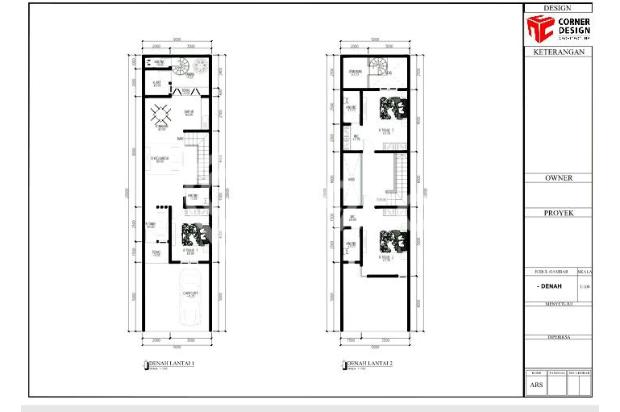 271 Rumah 2 lantai NEW GRESS di Jl Medokan Asri Utara MA3