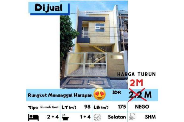 Dijual Rumah Kos Baru Bisa Dijadikan Rumah Tinggal Kos Rungkut Menanggal Harapan