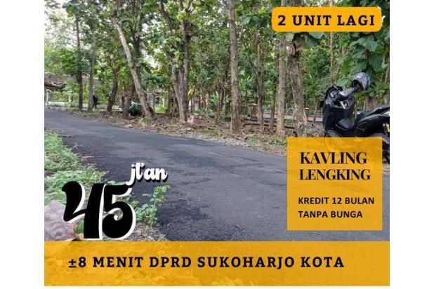 Dijual 2 unit terakhir kavling di bulu Sukoharjo shm ready 