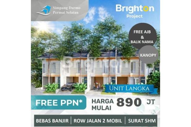 2 Type Rumah NEW GREES Simpang Darmo Permai Selatan FREE PPN
