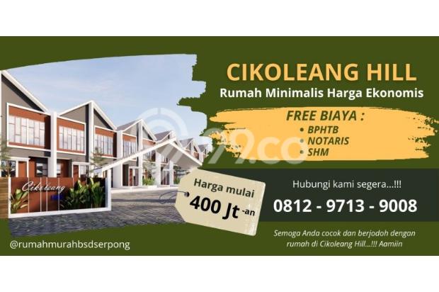 RUMAH CISAUK TANGERANG DEKAT STASIUN CISAUK, CUMA 490 JT
