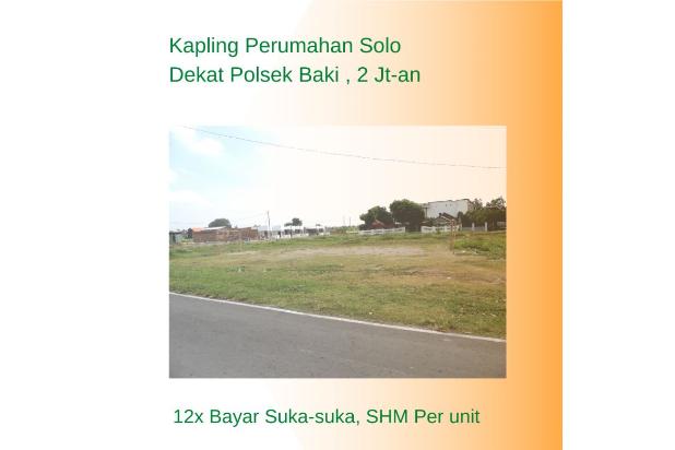 Tanah Murah Solo di Mojolaban