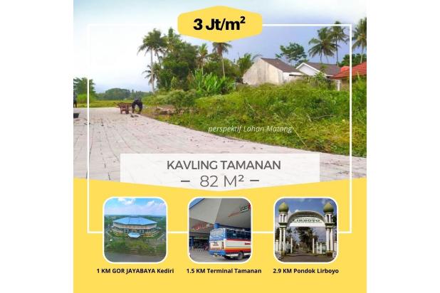 Kavling Tamanan Tamanan 200 jutaan Dekat GOR Jayabaya
