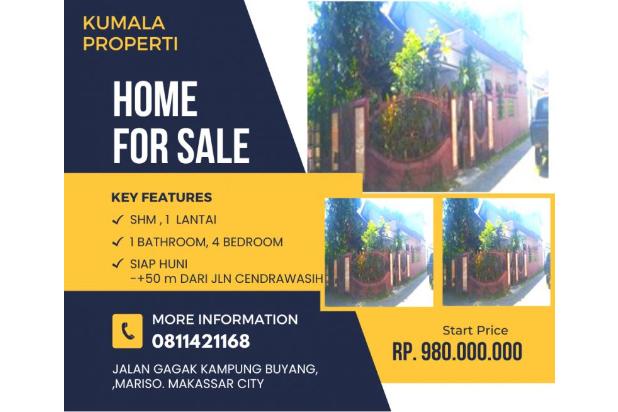 DIJUAL RUMAH SIAP HUNI DI KOTA MAKASSAR