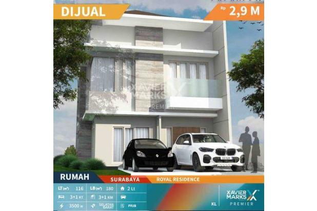 B190 Dijual Rumah Baru Jadi Istimewah di Royal Residence Surabaya 