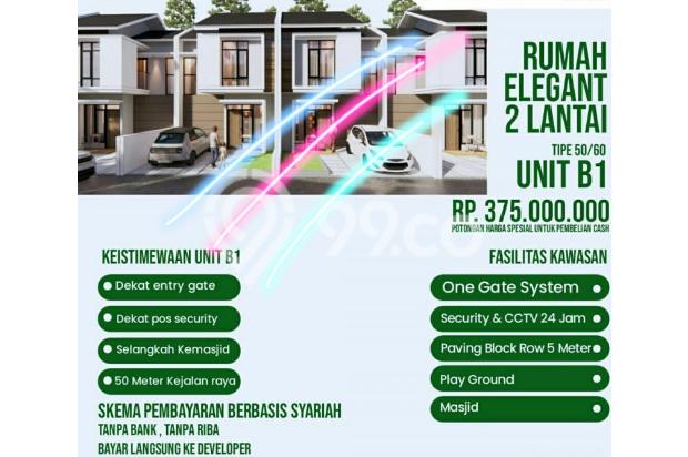 Rumah 2 Lantai 300 jutaan Bebas Riba di Bandung Selatan