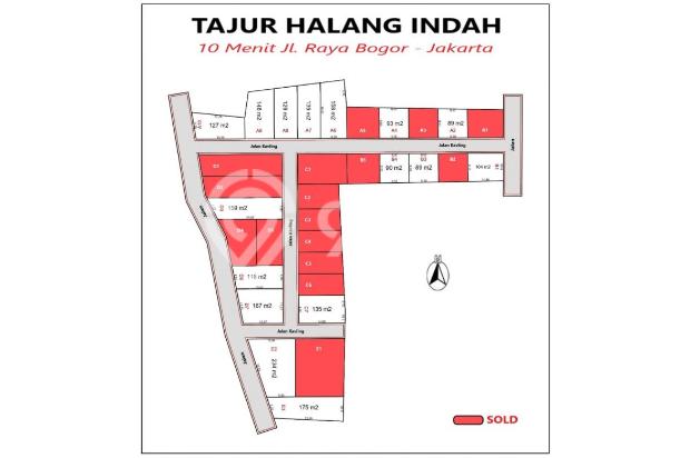 Tanah Bogor Dekat Jl. Bomang Site Lokasi Rapi