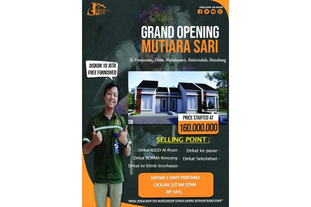 Grand Opening Mutiara Sari 5 Menit Dari Wisata Kampung Batu