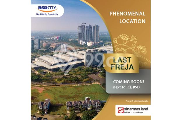Final Freja Bsd City 8x18 2 Lantai Premium Location Dp dibayar