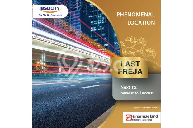 Final Freja Bsd City 8x18 2 Lantai Premium Location Dp dibayar