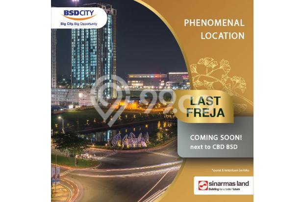 Final Freja Bsd City 8x18 2 Lantai Premium Location Dp dibayar
