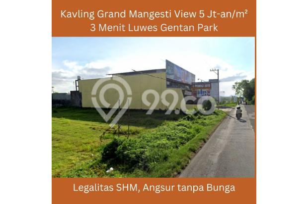 TANAH SOLO TEPI JL RAYA MANGESTI, SHM