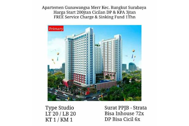 Apartemen gunawangsa merr kedung baruk rungkut surabaya dp rin