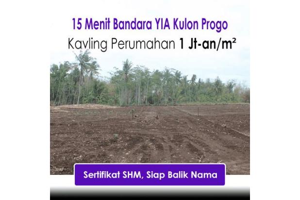 Tanah SHM Dekat Bandara Yia Kulonprogo,siap Ajb