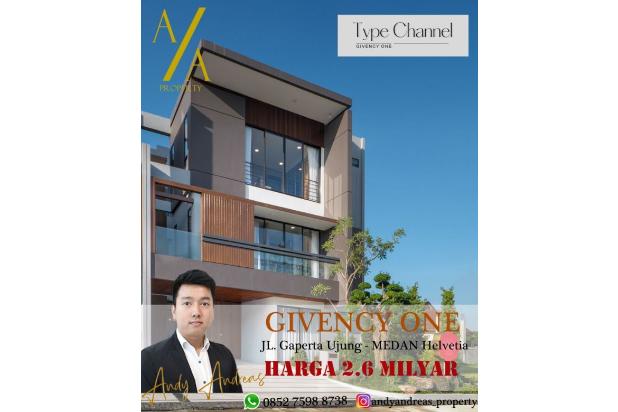 GIVENCY ONE Type CHANNEL, Perumahan Mewah WIRALAND PROPERTY