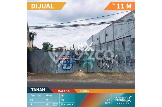 TANAH Cocok Untuk Usaha di Pusat Kota Klojen Malang