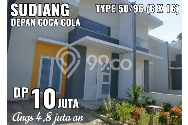 DP 10 JUTA Rumah murah di Makassar, sudiang.Depan Coca Cola