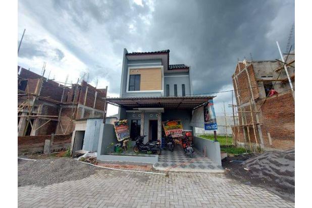 Dijual Rumah 2 Lantai Pinggir Jalan Raya Solobaru Ke Gawok