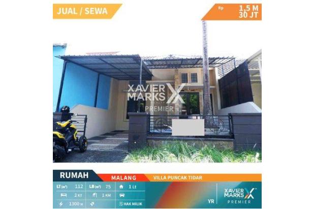 Rumah di Villa Puncak Tidar Malang Lokasi Strategis 