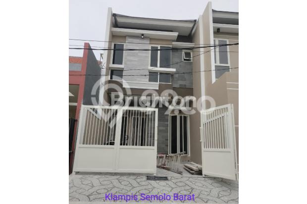 RUMAH BARU DAN GRESS 2 LT DI WISMA MUKTI KLAMPIS SEMOLO BARAT SURABAYA