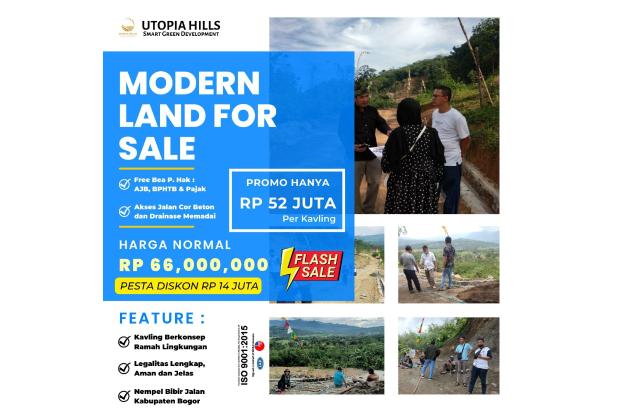 Kavling Utopia Hills Sukajaya Wonderful Jonggol