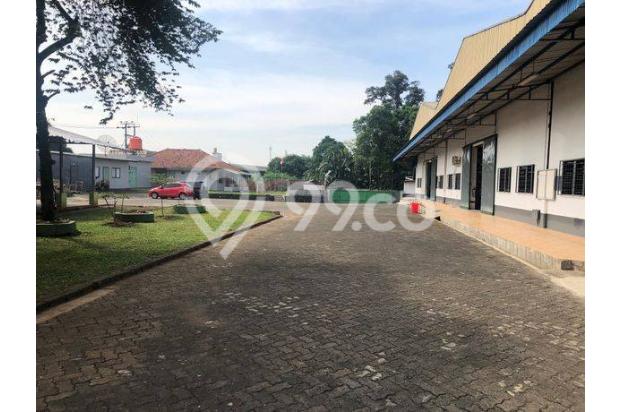 Gudang Dan Parbik di Citeureup Bogor. Luas Tanah 11433 m2. SHGB PT