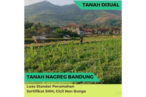 Tanah Bandung Pinggir Jalan Matang Siap Bangun