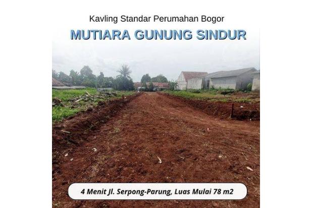  Kavlingan SHM Area Gunung Sindur Bogor, Hanya 1 Jt An M2