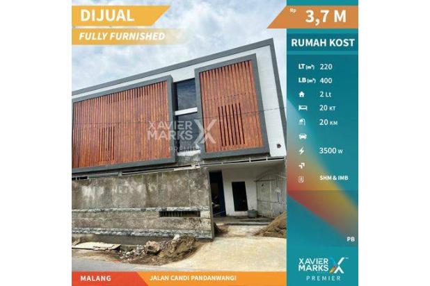 B206 Rumah Kost Exclusive Dan Full Furnish di Jl. Candi Pandanwangi Malang