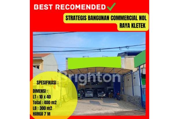 Strategis Raya Kletek Bangunan Commercial Dkt Sidoarjo Krian Waru