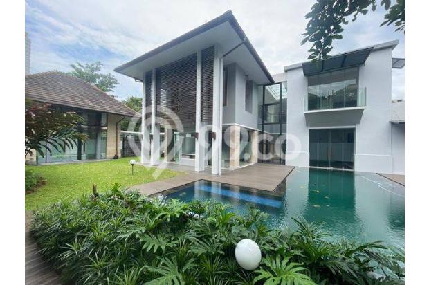 Beautiful 2 Storey Modern Minimalist House With Private Pool Garden In Widya Chandra