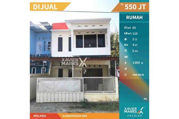Rumah 2 Lantai di Sumbersekar Dau Malang Lokasi Strategis 